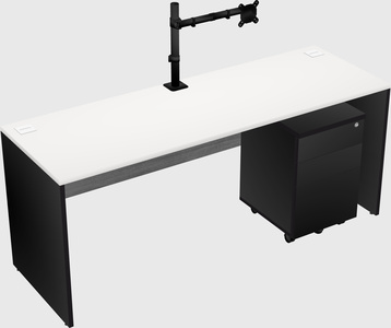 Rectangular desk