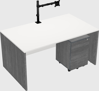 Rectangular desk