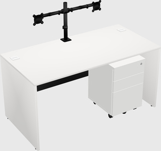 Rectangular desk