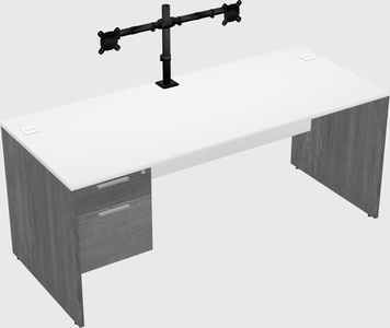 Rectangular desk