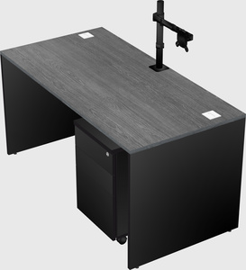 Rectangular desk