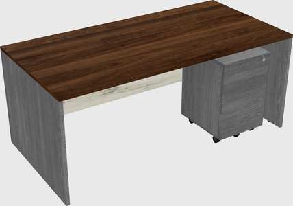 Rectangular desk