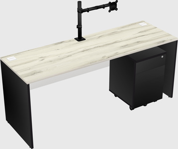 Rectangular desk