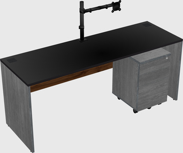 Rectangular desk