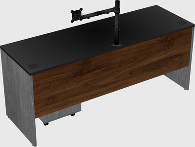 Rectangular desk