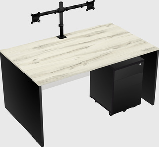 Rectangular desk