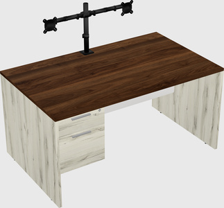 Rectangular desk