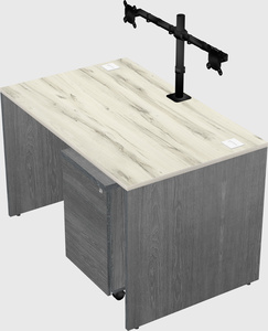 Rectangular desk