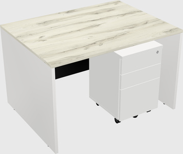 Rectangular desk