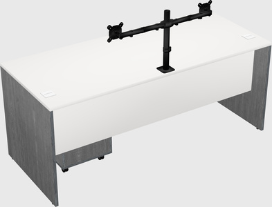 Rectangular desk