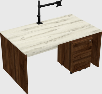 Rectangular desk