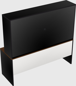 Rectangular desk