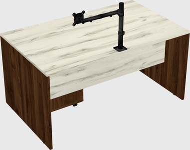 Rectangular desk