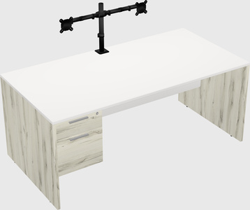 Rectangular desk