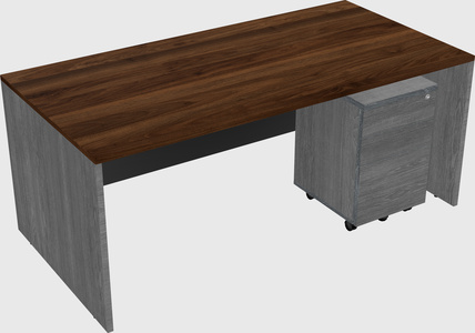 Rectangular desk