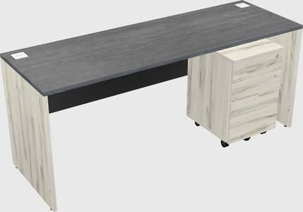 Rectangular desk