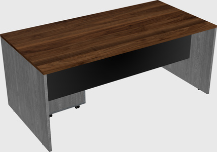 Rectangular desk