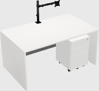 Rectangular desk