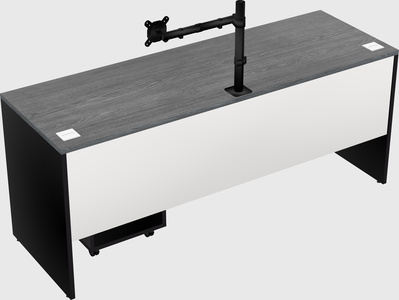 Rectangular desk