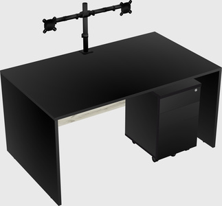 Rectangular desk