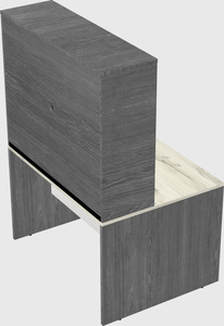 Rectangular desk