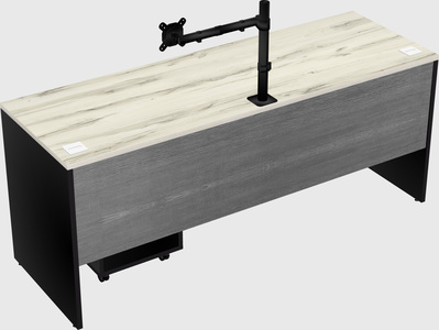 Rectangular desk