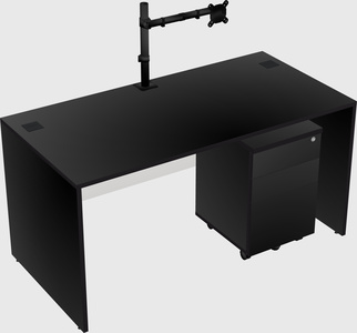 Rectangular desk