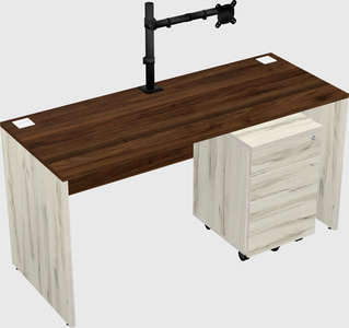 Rectangular desk