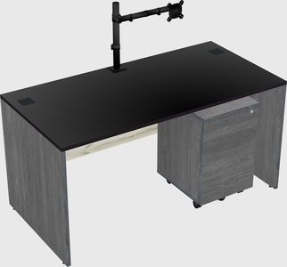 Rectangular desk