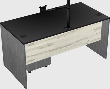 Rectangular desk