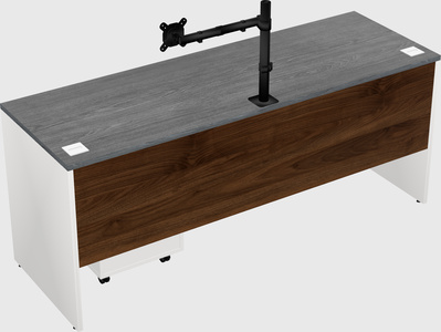 Rectangular desk