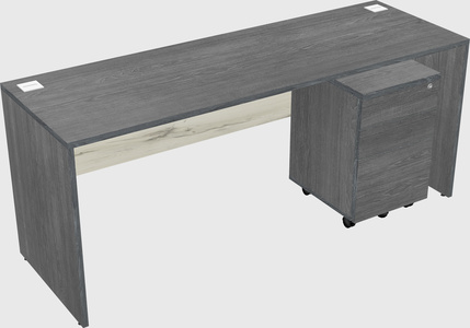 Rectangular desk