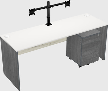Rectangular desk