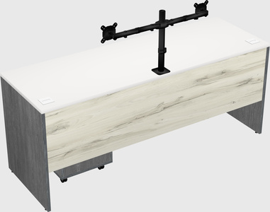 Rectangular desk