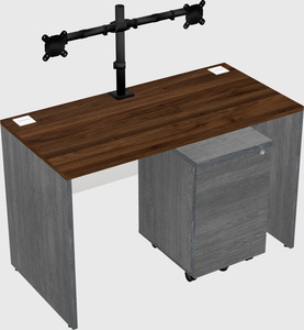 Rectangular desk