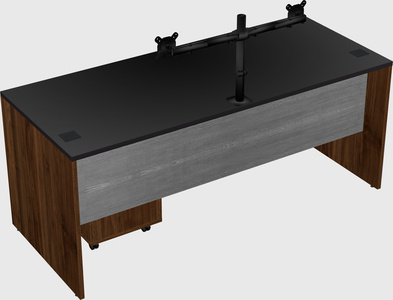 Rectangular desk