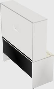 Rectangular desk