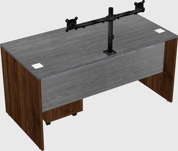 Rectangular desk