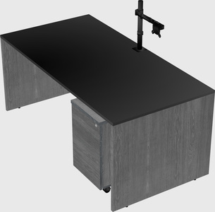 Rectangular desk
