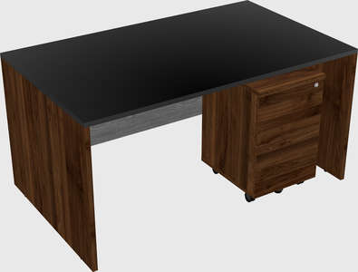Rectangular desk