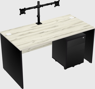 Rectangular desk