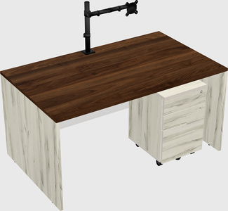 Rectangular desk