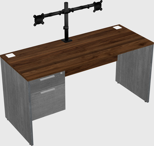 Rectangular desk
