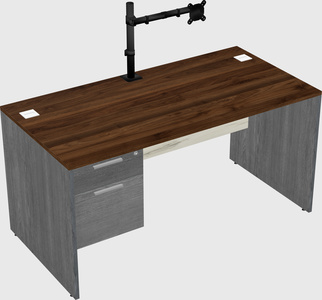 Rectangular desk