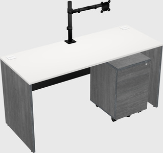 Rectangular desk