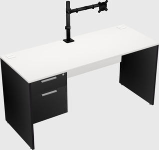 Rectangular desk