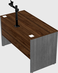 Rectangular desk