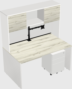 Rectangular desk