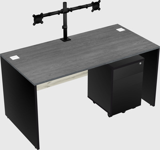 Rectangular desk