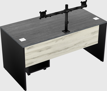 Rectangular desk